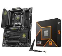 Micro Center Procesador AMD Ryzen 9 9900X con MSI MAG X870 Tomahawk WiFi Gaming Motherboard (AM5, DDR5, PCIe 5.0, M.2 Gen5, USB 40Gbps, Wi-Fi 7, Bluetooth 5.4, LAN de 5 Gbps, ATX)