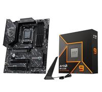 MICRO CENTER Procesador AMD Ryzen 9 9900X con placa base WiFi MSI X870E Gaming Plus (ATX, AM5, DDR5, PCIe 5.0, M.2 Gen5, Wi-Fi 7)