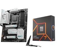 Micro Center - Procesador de CPU AMD Ryzen 7 7700X con placa base MSI X670E Gaming Plus, enchufe AM5, DDR5, PCIe 5.0, WiFi 6E