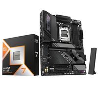 Micro Center Procesador de CPU AMD Ryzen 7 9800X3D con placa base GIGABYTE X870E AORUS Elite WIFI7 AM5 (ATX, DDR5, 4X M.2, PCIe 5.0, USB4)