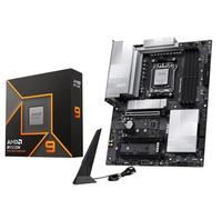 MICRO CENTER Procesador de CPU AMD Ryzen 9 9900X con placa base WiFi MSI PRO X870E-P (ATX, AM5, DDR5, PCIe 5.0 x16, M.2 Gen5, Wi-Fi 7)