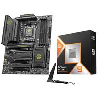 Micro Center Procesador de CPU AMD Ryzen 9 9950X3D con placa base MSI MAG X870E Tomahawk WiFi ATX (DDR5, PCIe 5.0, M.2 Gen5, Wi-Fi 7, 5G LAN)