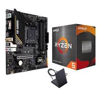 Micro Center Procesador de escritorio AMD Ryzen 5 5500 con ASUS TUF Gaming A520M-PLUS (WiFi) AM4 microATX (compatible con M.2, Wi-Fi 802.11ac, DisplayPort, HDMI)