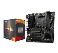 Micro Center - Procesador de escritorio AMD Ryzen 5 5500 con placa base MSI PRO B550M-VC WiFi Pro (AM4, DDR4, M.2, tipo C, Wi-Fi 6E, Bluetooth 5.2, mATX)