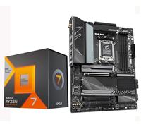 Micro Center - Procesador de escritorio AMD Ryzen 7 7800X3D de 8 núcleos y 16 hilos con tecnología AMD 3D V-Cache con placa base GIGABYTE X670 AORUS Elite DDR5 PCIe 5.0 WiFi 6E ATX
