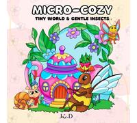 Micro-Cozy: Tiny World & Gentle Insects: A Relaxing Coloring Book Featuring Cute Insect, Miniature Gardens and Quite Moments (COZY COLORING BOOK)