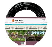 Gardena Micro-Drip tubo gotero 1,6 l/h, distribución superficie y enterrada (50 m): Tubo de prolongación para sistema de riego eficiente, técnica de conexión fácil & flexible (13504-20)