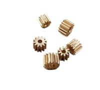 Micro engranaje de latón, engranajes de eje, Motor de Metal, juegos de engranajes de eje de cobre, 1mm, 2mm de diámetro de agujero, modelo de Robot de helicóptero DIY, 5 uds. ( Color : 5pcs of gears ,