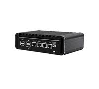 Micro Firewall Appliance, Mini PC, pFsense Plus, Mikrotik, OPNsense, VPN, Router PC, Intel Alder Lake-N 12th Gen N100, HUNSN RJ36, GPIO, TF Slot, HDMI, DP, 4 x 2.5GbE I226-V, 32G DDR5 RAM, 1TB SSD