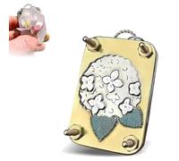 Micro Flower Press,Mini Flower Press Kit,Plants Art & Crafts Metal Flowers Pressing,DIY Pressed Plant Preservation Kits For Arts and Crafts Lovers Gifts(Colour-F)