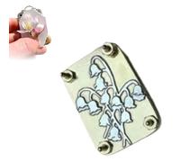 Micro Flower Press,Mini Flower Press Kit,Plants Art & Crafts Metal Flowers Pressing,DIY Pressed Plant Preservation Kits For Arts and Crafts Lovers Gifts(Colour-D)