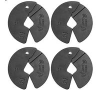 Micro Gainz - Platos fraccionales para pesas de 1 libra (4 piezas, diseñados para entrenamiento de mancuernas y micro carga, fabricado en Estados Unidos