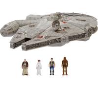 Micro Galaxy Deluxe Vehículo (22.9cm y Figura) - Millenium Falcon Wave 1R