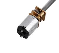 Micro Gear Motor High Torque Dc 12V 400Rpm N20 16Mm Eje M4X55Mm Reductor De Tornillo Motor De Reducción Con Caja De Engranajes