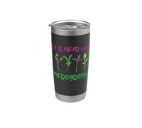 Micro Greens Grower - Super Foods Lover - Jardinero urbano Vaso térmico de acero inoxidable de doble pared