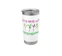 Micro Greens Grower - Super Foods Lover - Jardinero urbano Vaso térmico de acero inoxidable de doble pared
