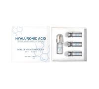 Micro Infusion Face, Micro Infusion System, Facial Serum, Hidratante, Kit d'infusion de sérum antiâge à micro aiguilles (azul), adecuado con 3 botellas de esencia y 1 rodillo incluido