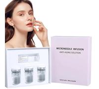 Micro Infusion System Set, microagujas de suero de micropuntas, Hydrating & Plumping Glow Skincare para la cara, antiedad y alisado arrugas para todos los tipos de piel
