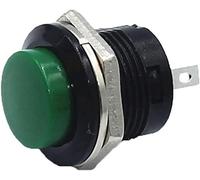 Micro interruptor 10 0 unidades R13-507 SPST sin interruptor de botón, tapón redondo, azul, rojo, negro, interruptor AC 6 A, 125 V, 3 A, 250 V, 6 colores (3 UK)