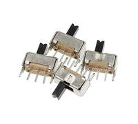Micro interruptor 10 Uds SS12D07 Mini deslizante Vertical 1P2T de palanca 3 pines SMD PCB DPDT