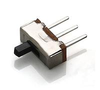 Micro Interruptor 5 uds Interruptor de palanca SS12D00 Interruptor on-Off Mini Interruptor deslizante 3pin 1P2T 2 posiciones longitud del mango: 4MM(5pcs Straight Foot)