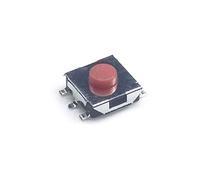 Micro Interruptor 50 unids/lote 6,2 * 6,2 * 3,1 5 pines 12V 0.5A de botón reinicio automático interruptor parche directo