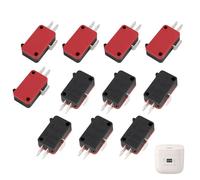 Micro Interruptor V-16-1C25 SPDT Tipo de Botón de Pin, 16A 250VAC - Aplicaciones Electrónicas y de Automatización，doble contacto interruptor de fin de carrera (10 Piezas)