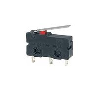 Micro interruptores 5 uds Mini interruptor de límite NO NC 3 pines terminales PCB SPDT 5A 125V 250V 29mm palanca arco rodillo microinterruptores acción a presión(16mm Lever)