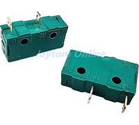 Micro interruptores 5 unidades brazo de palanca rodillo micro interruptor Spdt acción a presión 5A 250V KW4A NC-NO-C con polea 3pin 2pin de carrera (2pin Nomal Open)