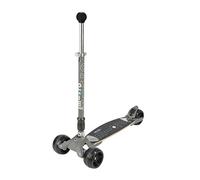 Micro® Kickboard, Diseño Original, Patinete 3 Ruedas Adultos, Sistema de Giro por inclinación, Incluye Manillar en T y Manillar en Stick (Estilo Surf) (Monster Volcano)