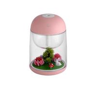 Micro Landscape Humidifier Humidifier, Incense Machine, Large Amount of Fog, Quiet, Automatic Power Off, Anti-drying Humidifier (Pink)