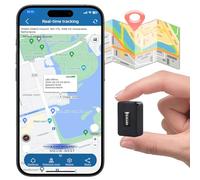Micro Localizador GPS Tracker para Coche, Moto Mayores, Mini GPS Espía 1500 mAh Posicionamiento Cada 10 Segundos Antirrobo Alarmas Imán Potente Seguimiento Global en Tiempo Real