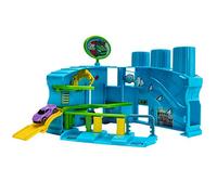 Micro Machines Core Playset, estación de Lavado de Coches - Extensible y conectable a Otros Juegos MM, Incluye un vehículo Exclusivo - Colecciona Todos