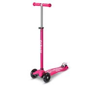 Micro® | Maxi Deluxe LED Patinete 3 Ruedas Niños | Ruedas con Luces LED | Sistema de Giro por inclinación | Altura Regulable | 5-12 Años | Niños y Niñas