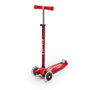 Micro® | Maxi Deluxe LED Patinete 3 Ruedas Niños | Ruedas con Luces LED | Sistema de Giro por inclinación | Altura Regulable | 5-12 Años | Niños y Niñas