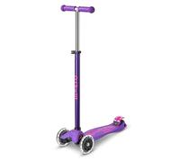 Micro® | Maxi Deluxe LED Patinete 3 Ruedas Niños | Ruedas con Luces LED | Sistema de Giro por inclinación | Altura Regulable | 5-12 Años | Niños y Niñas