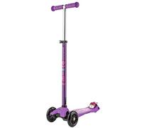 Micro® | Maxi Deluxe LED Patinete 3 Ruedas Niños | Ruedas con Luces LED | Sistema de Giro por inclinación | Altura Regulable | 5-12 Años | Niños y Niñas