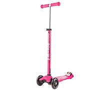 Micro® | Maxi Deluxe LED Patinete 3 Ruedas Niños | Ruedas con Luces LED | Sistema de Giro por inclinación | Altura Regulable | 5-12 Años | Niños y Niñas