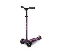 Micro® Maxi Deluxe Pro, el Original, Patinete 3 Ruedas, 5-12 Años, Peso 2,9kg, Carga MAX 70Kg, Altura 72-91cm, Ruedas Anchas (Rosa, 5-12 Años)