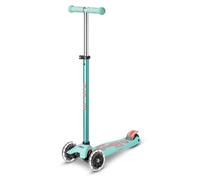 Micro | Maxi Micro Deluxe LED | Patinete niños 3 Ruedas | 5-12 años | Giro por Inclinación, Manillar Regulable en Altura Ruedas PU con luces LED activadas por movimiento, Ligero, Ingeniería Suiza