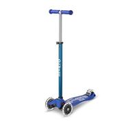 Micro | Maxi Micro Deluxe LED | Patinete niños 3 Ruedas | 5-12 años | Giro por Inclinación, Manillar Regulable en Altura Ruedas PU con luces LED activadas por movimiento, Ligero, Ingeniería Suiza