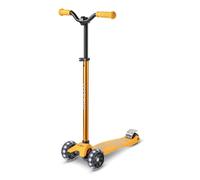 Maxi micro™ Deluxe Pro LED | El Original | Patinete Infantil a Partir de 5 años | Patinete Premium para niños de 5 a 7 años | Manillar Regulable | Kickboard Scooter | 5, 6 y 7 años (Sunburst Yellow)