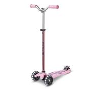 Micro® | Maxi Micro Deluxe Pro LED | Patinete 3 Ruedas | Niños 5-12 Años | Scooter Infantil | Ruedas Anchas con iluminación LED | "Inclínate y Gira" | Manillar Ergonómico Ajustable | Diseñado en Suiza