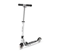 Micro® | Micro Sprite LED Scooter 2 Ruedas Niños | Patinete y Puños Plegables | Ruedas con iluminación LED | Ligero y Regulable en Altura | +5 Años | Niños y Niñas