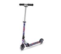 Micro® | Micro Sprite LED Scooter 2 Ruedas Niños | Patinete y Puños Plegables | Ruedas con iluminación LED | Ligero y Regulable en Altura | +5 Años | Niños y Niñas