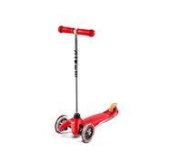 Micro® Mini Classic | Patinete Infantil 3 Ruedas | Ligero y Manillar Desmontable | Rodamientos ABEC9 | Plataforma con Refuerzo de Fibra de Vidrio | Niños y Niñas | 2-5 Años | Rojo