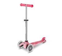 Micro® | Mini Deluxe Glow LED Patinete 3 Ruedas Niños y niñas | Plataforma, puños y Freno Que Brilla en la Oscuridad | Ruedas con luz LED | Muy Ligero | Altura de Manillar Regulable | 2-5 Años