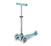 Micro® | Mini Deluxe Glow LED Patinete 3 Ruedas Niños y niñas | Plataforma, puños y Freno Que Brilla en la Oscuridad | Ruedas con luz LED | Muy Ligero | Altura de Manillar Regulable | 2-5 Años