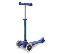 Micro® Mini Deluxe LED | Patinete Infantil Premium 3 Ruedas con Luces LED sin Pilas| Manillar Ajustable y Desmontable | Plataforma Antideslizante | Giro por Inclinación | Niños y Niñas | +2 Años