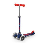 Micro® Mini Deluxe LED | Patinete Infantil Premium 3 Ruedas con Luces LED sin Pilas| Manillar Ajustable y Desmontable | Plataforma Antideslizante | Giro por Inclinación | Niños y Niñas | +2 Años